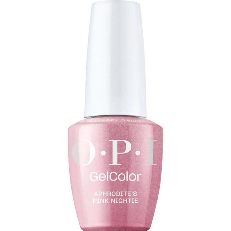 OPI GelColor Aphrodite's Pink Nightie | Sheer Cool Pink Pearl Shimmer LED Cure Gel Nail Polish | Salon-Quality Shine, Long-Lasting Wear | Vegan & HEMA Free | 0.5 Fl Oz