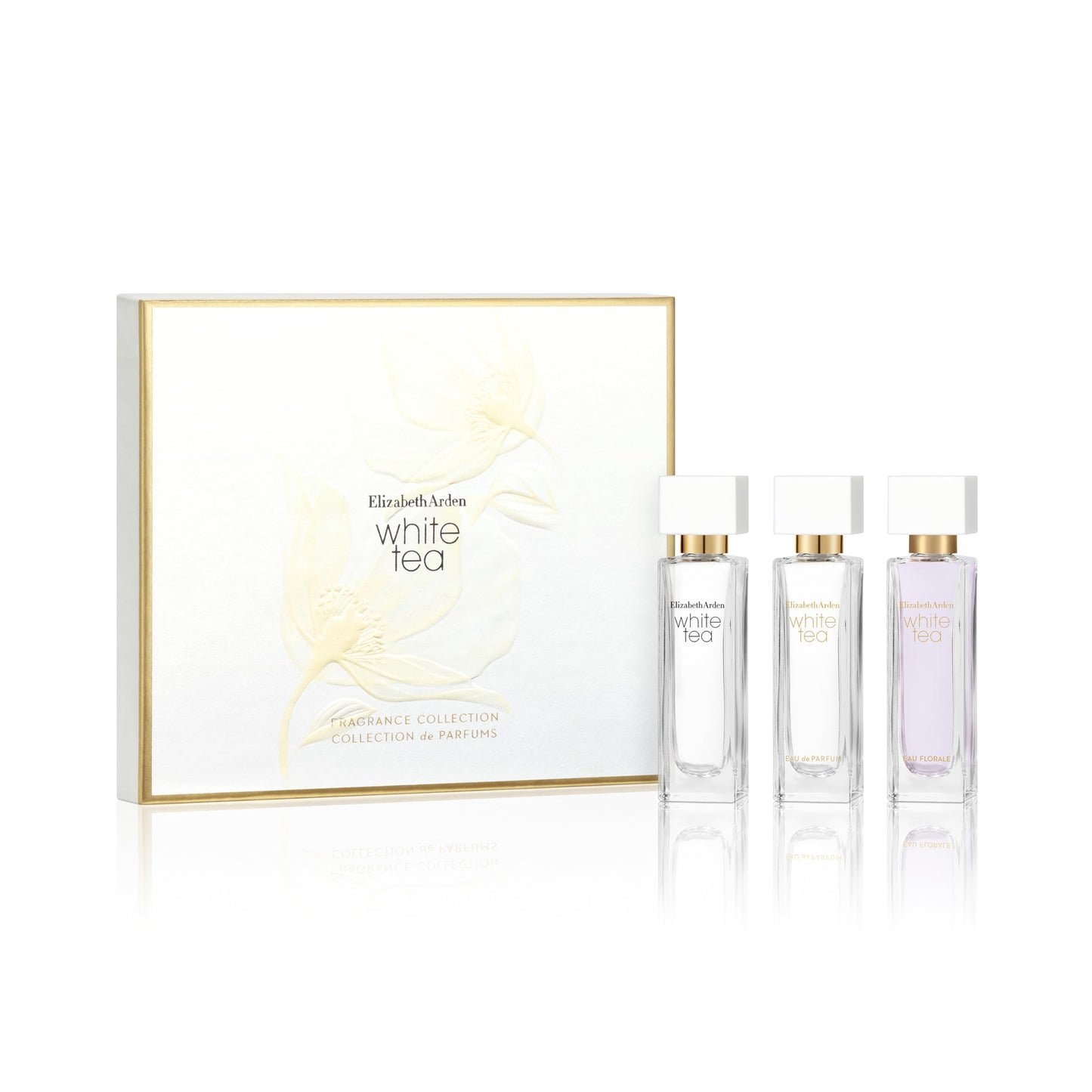 Elizabeth Arden White Tea Women's Perfume Gift Set, 3-Piece Mini Fragrance Discovery Set, Includes Eau de Parfum and Eau de Toilette, Travel Sized, 3 count (Pack of 1)