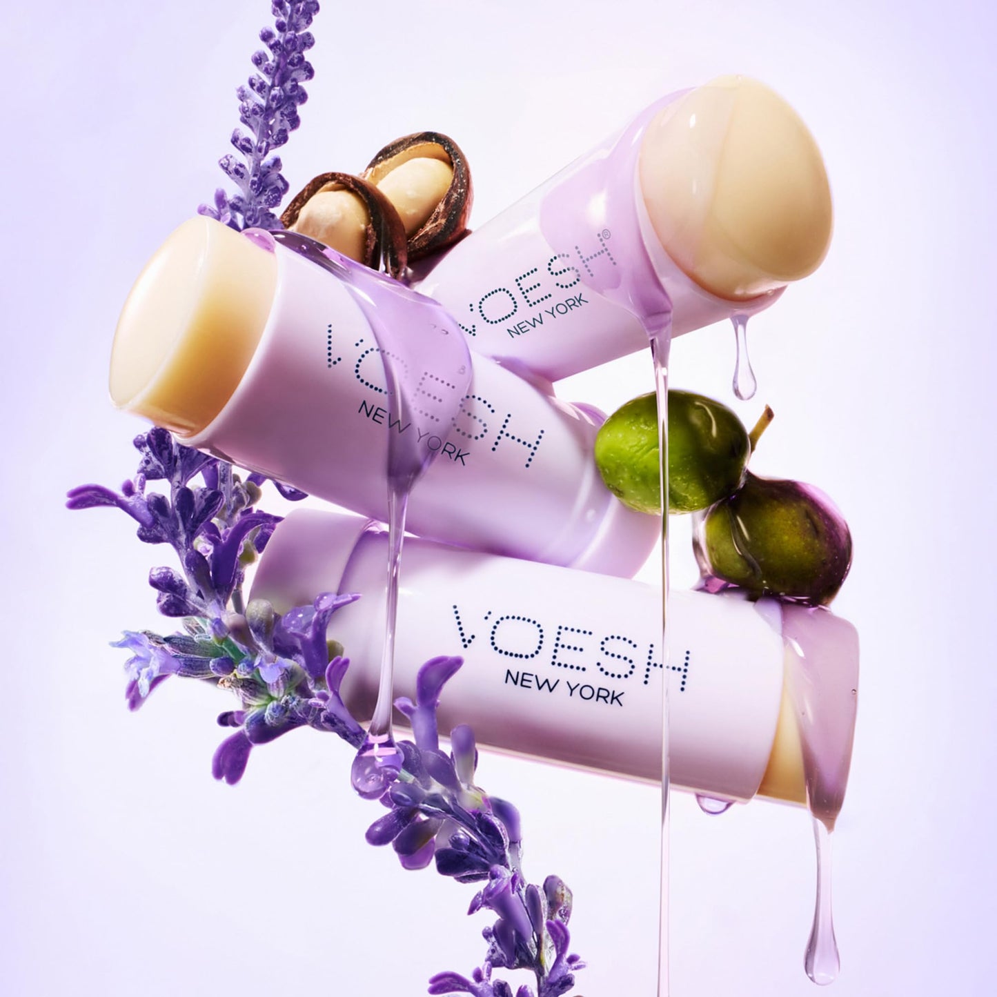 VOESH Heel Repair Duo, Solemate Heel Repair Balm & Moisturizing Heel Socks, Cracked Heel Stick Balm, Foot Care for Men & Women, at-Home Foot Care, K-Beauty Korean Skincare - Lavender