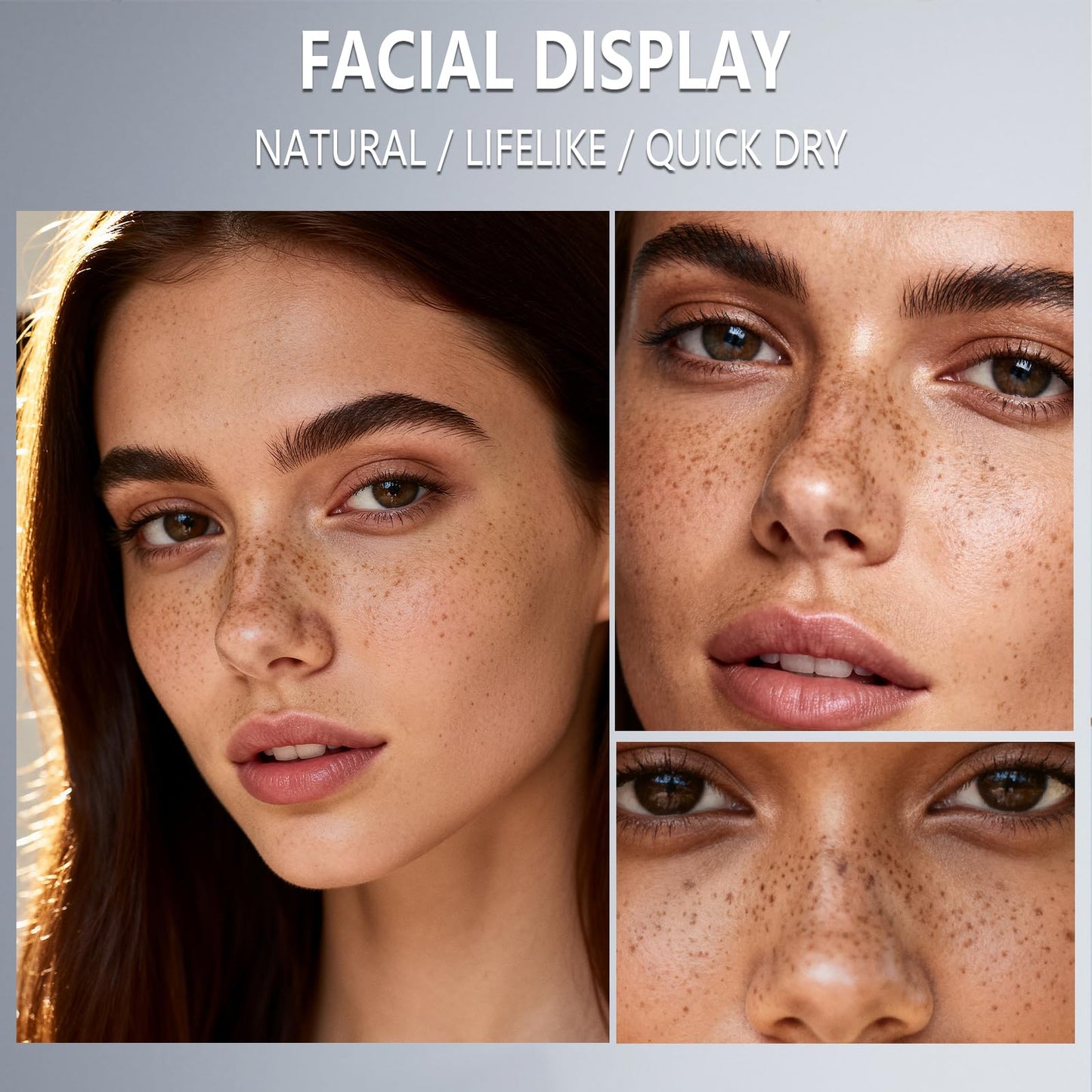 HOSAILY 2PCS Light&Dark Brown Freckle Stamp Pen Waterproof, Natural Lifelike Faux Freckles Stamp Stain maker Pen, Long Lasting Quick Dry Liquid Fake Freckle Pencil Magic for Face Sunkissed Makeup