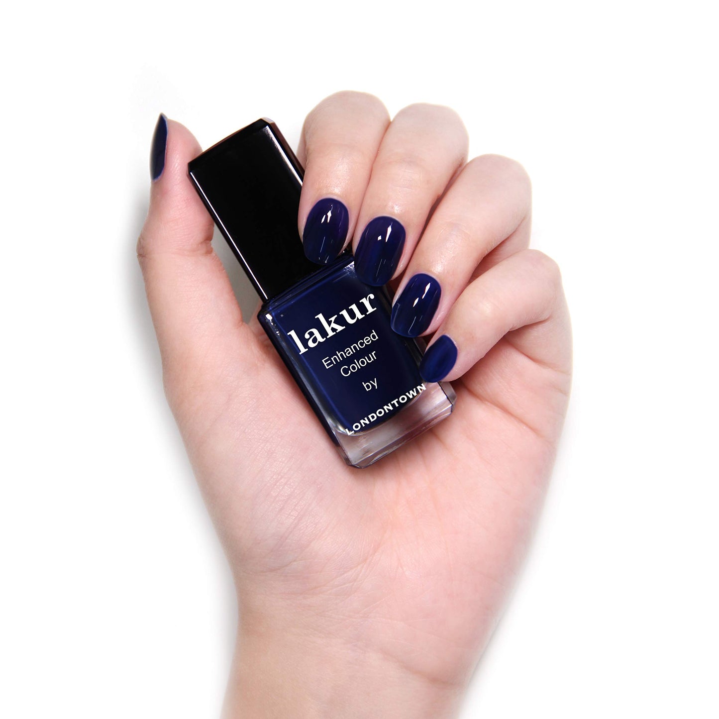LONDONTOWN lakur Nail Polish, Blue Shades, Buckingham Blue