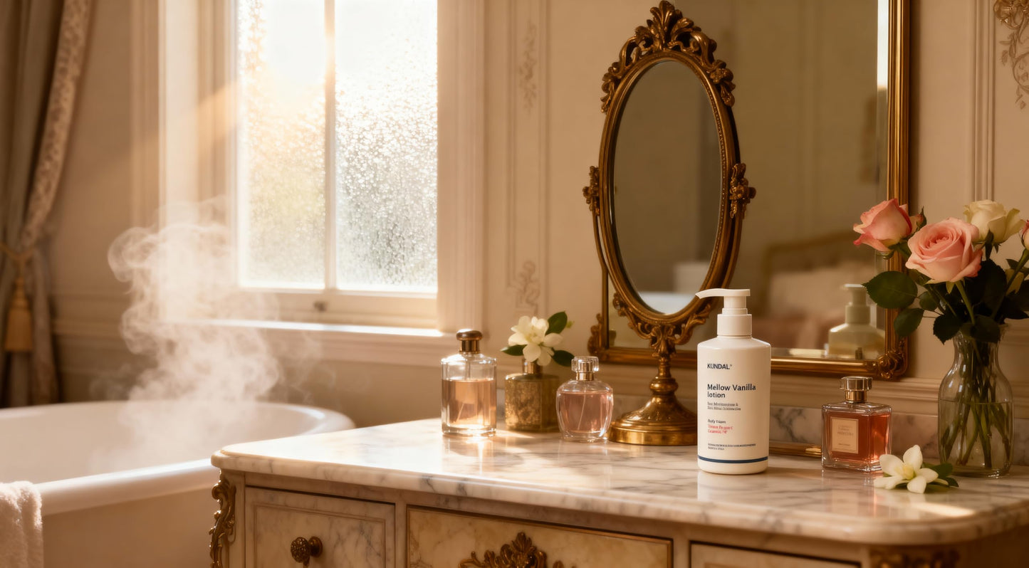 Mellow Vanilla Rich Soymilk Body Cream, Body Moisturizing & Skin Barrier Enhancing 16.9 FL OZ+1.69 FL OZ (550ml)