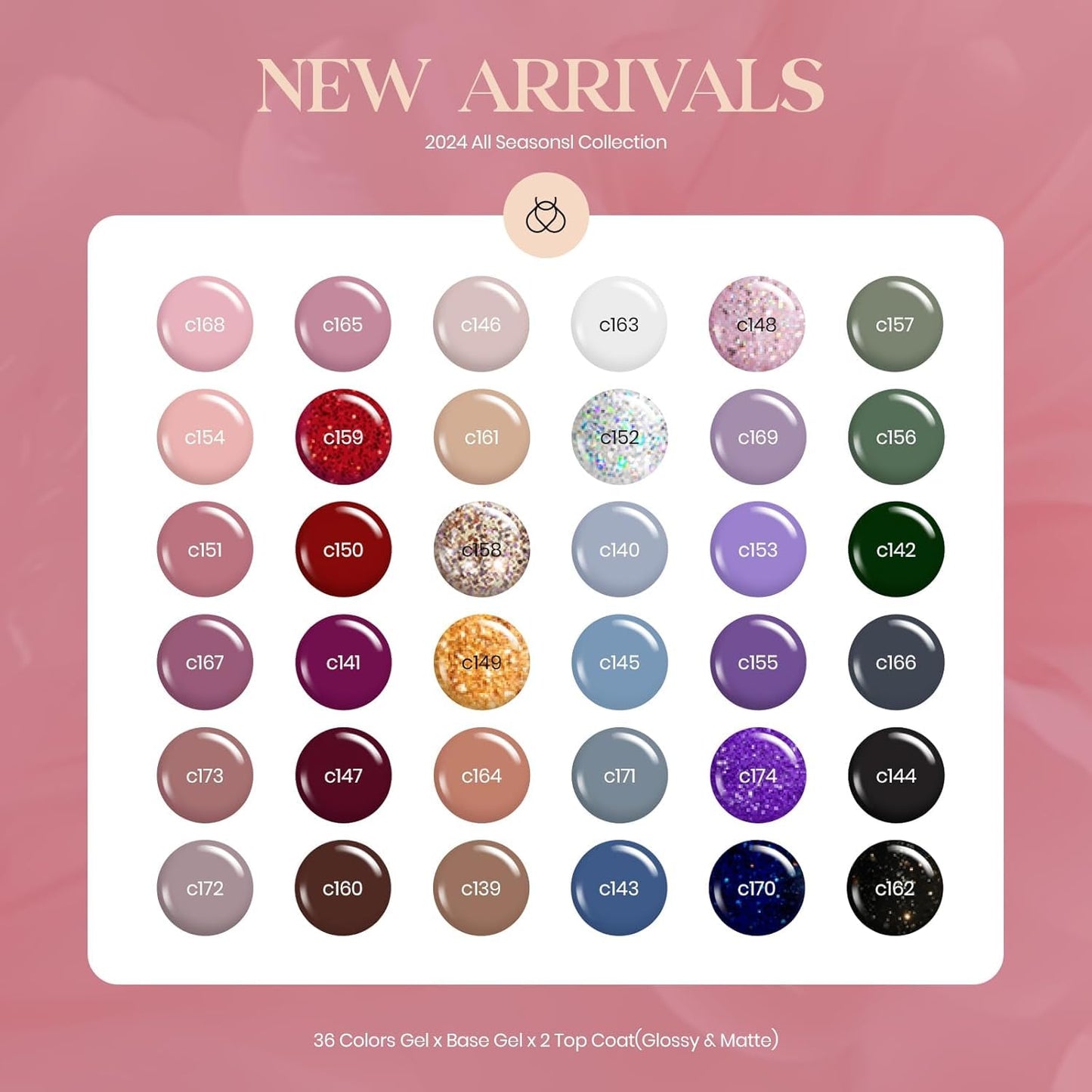 Beetles Gel Nail Polish Set 36 Colors Nail Gel Polish Kit