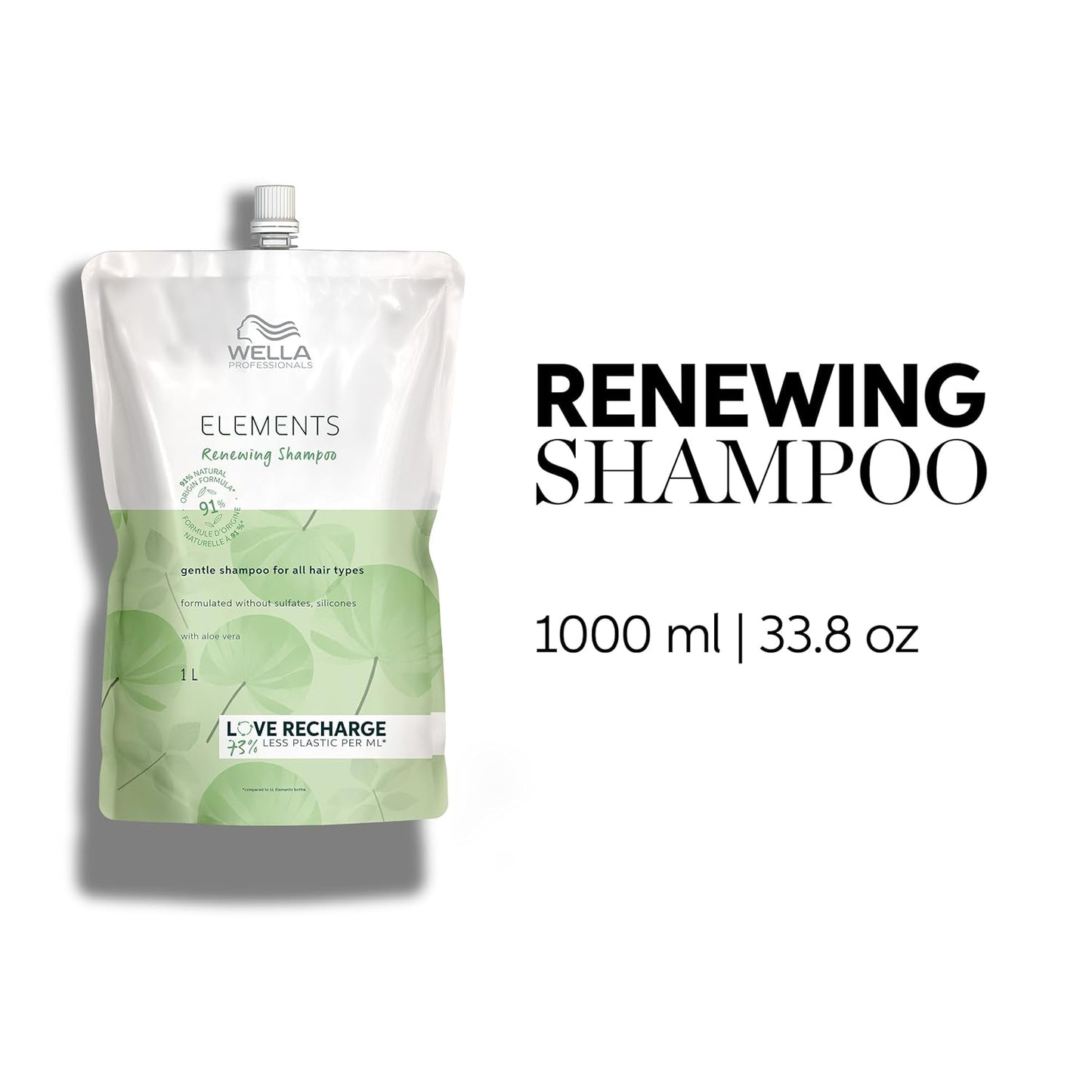 Wella Professionals Renewing Shampoo - Gentle Sulfate & Silicone Free | For All Hair Types