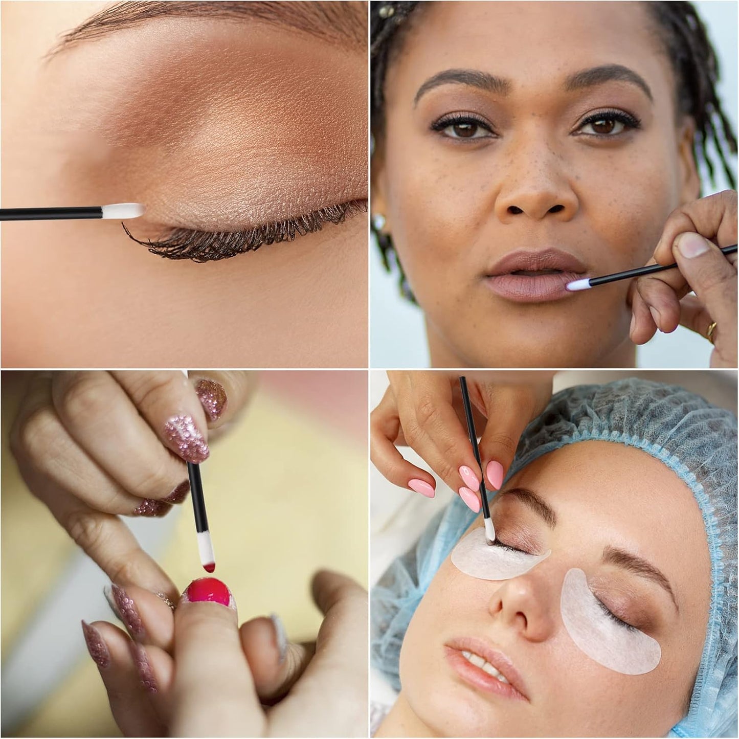 Lip Wands - 2000 Disposable Lip Applicators for Lipstick & Lip Gloss | Lint-Free Makeup Brushes