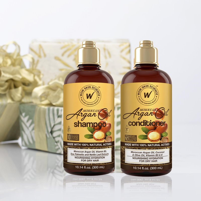 WOW Skin Science Moroccan Argan Oil Shampoo & Conditioner Duo 16.9 oz