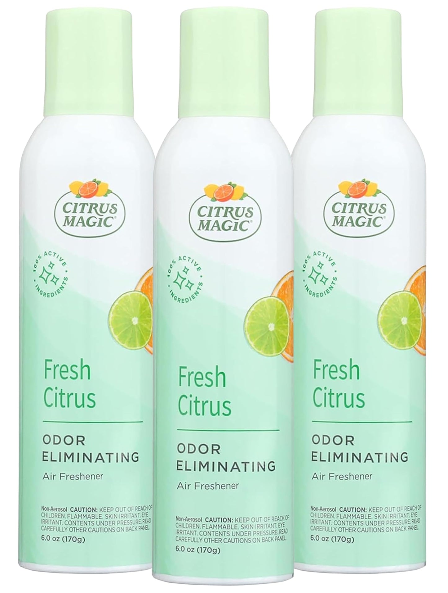 Citrus Magic Odor Eliminating Air Freshener Spray, Fresh Citrus, 3-Ounce, Pack of 3