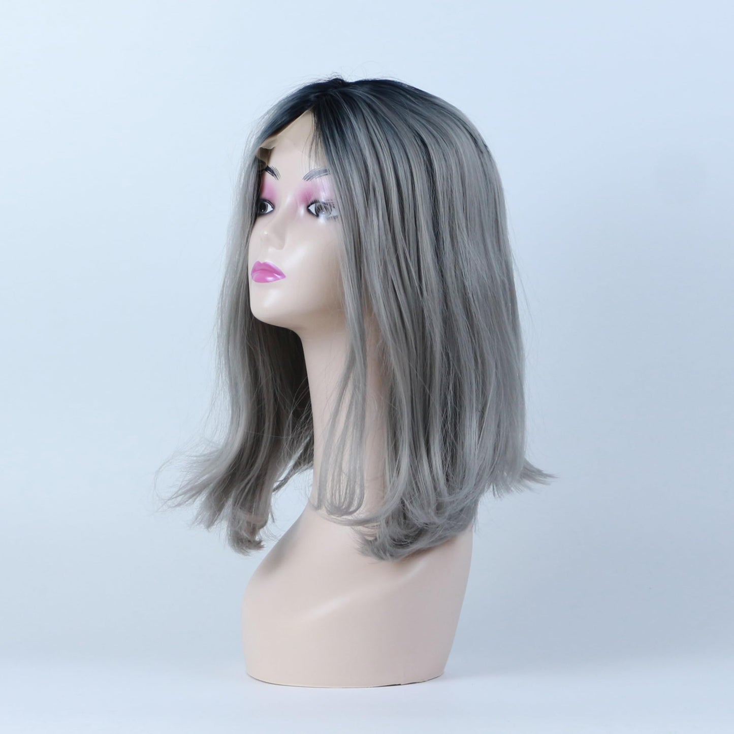 KimRuima Stylish Mannequin Head Wig Stand for Wigs Training Display JRM008 (Beige)