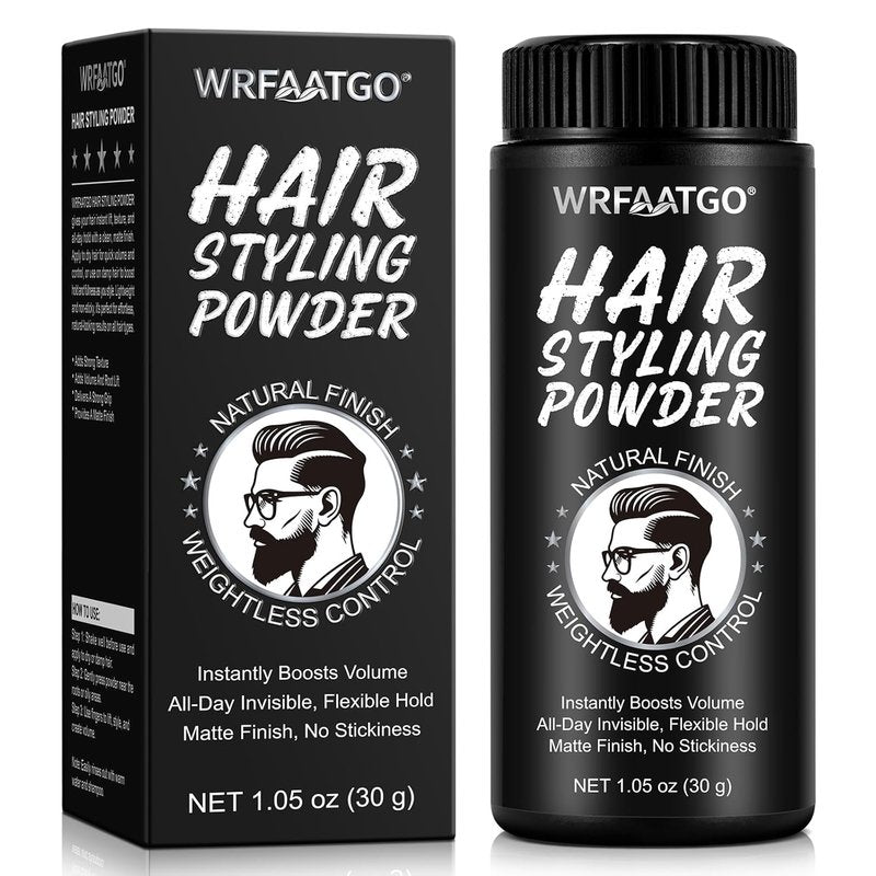 Hair Styling Powder - Volumizing & Texturizing for All Hair Types | All-Day Invisible Hold, Matte Finish (1 Piece)