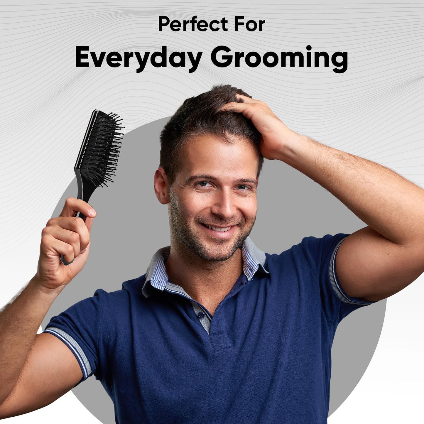 Vega Mini Paddle Brush - Lightweight Detangling Hair Tool for Smooth, Shiny Hair