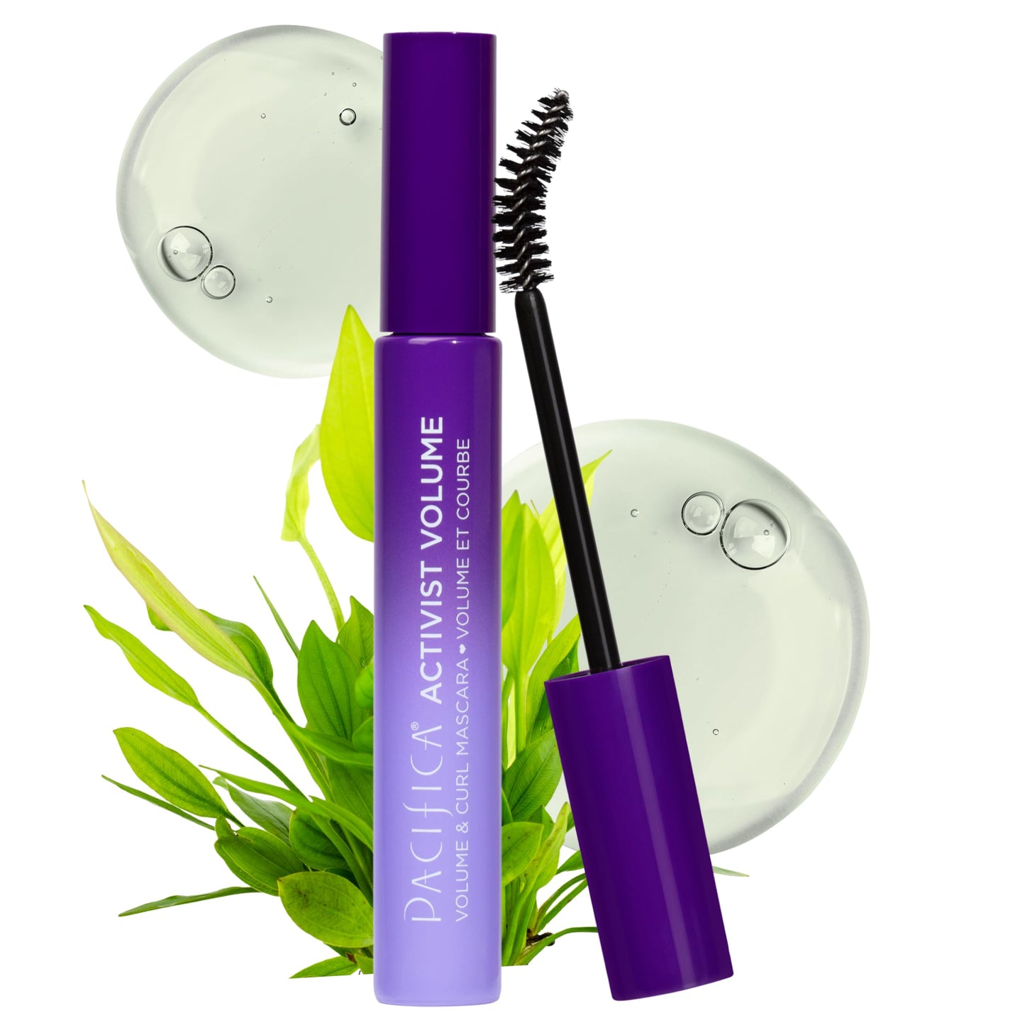 Pacifica Activist Volume & Curl Mascara – Instant Curling & Volumizing Mascara, Plant Waxes & Fibers Formula, Vegan Brush, Clean Vegan, 0.24 oz, Glass Bottle, Vegan Ophthalmologist Tested