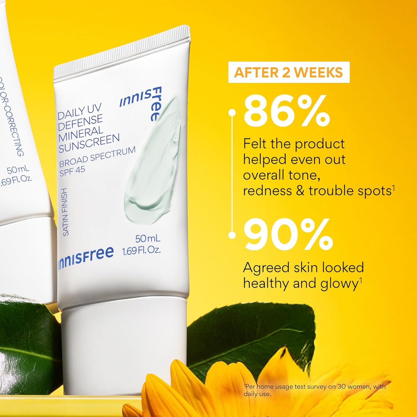 Innisfree Daily Mineral UV Defense SPF 45 - Gentle, Hydrating & Lightweight Sunscreen