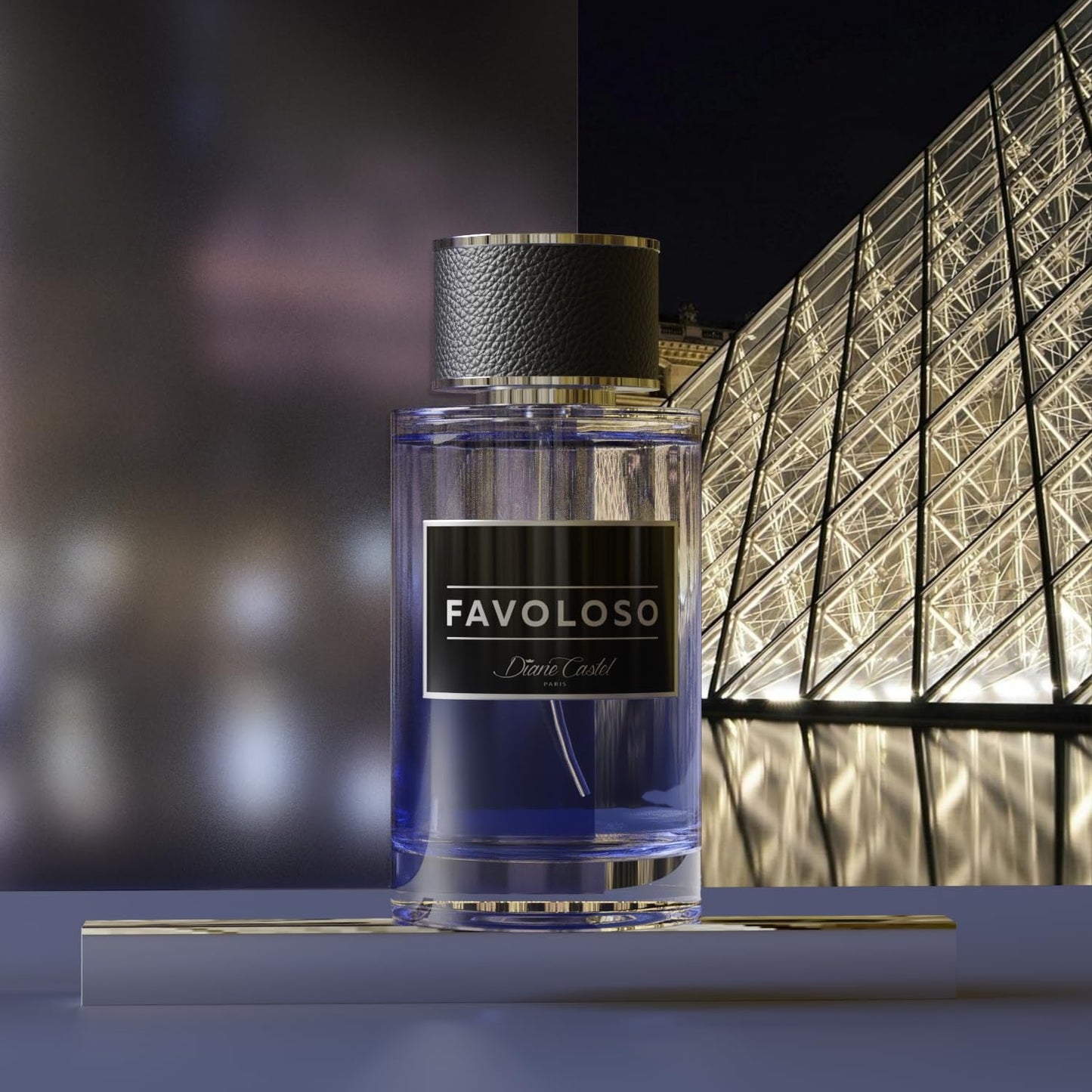 Diane Castel Favoloso Cologne for Men - Woody Marine Fragrance with Grapefruit & Cedar - 3.3 oz