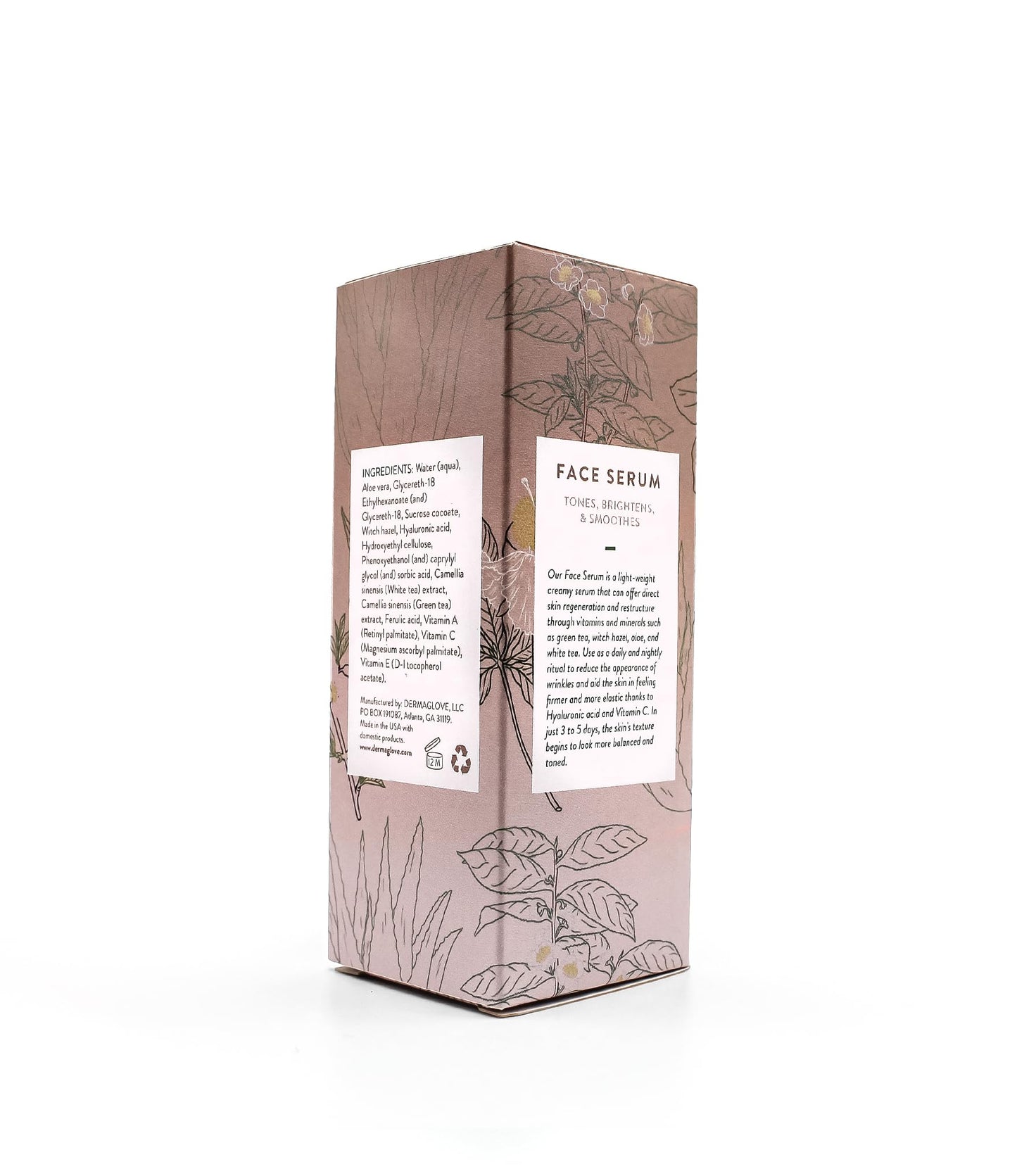 Face Serum - Brightening Serum with Vitamins A, C, & E, Hyaluronic Acid & Witch Hazel - 1 Fl Oz (Pack of 1)