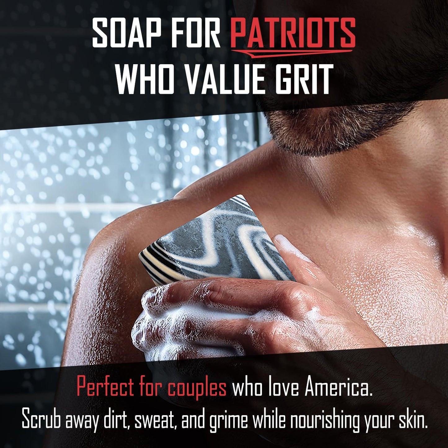 Right Wing Naturals Bar Soap Gift Set for Men and Women | Handcrafted Cold-Pressed | Handmade Organic Soap | Most Popular Scents | Natural Scented Bar Soaps| Pack of 5 Bars