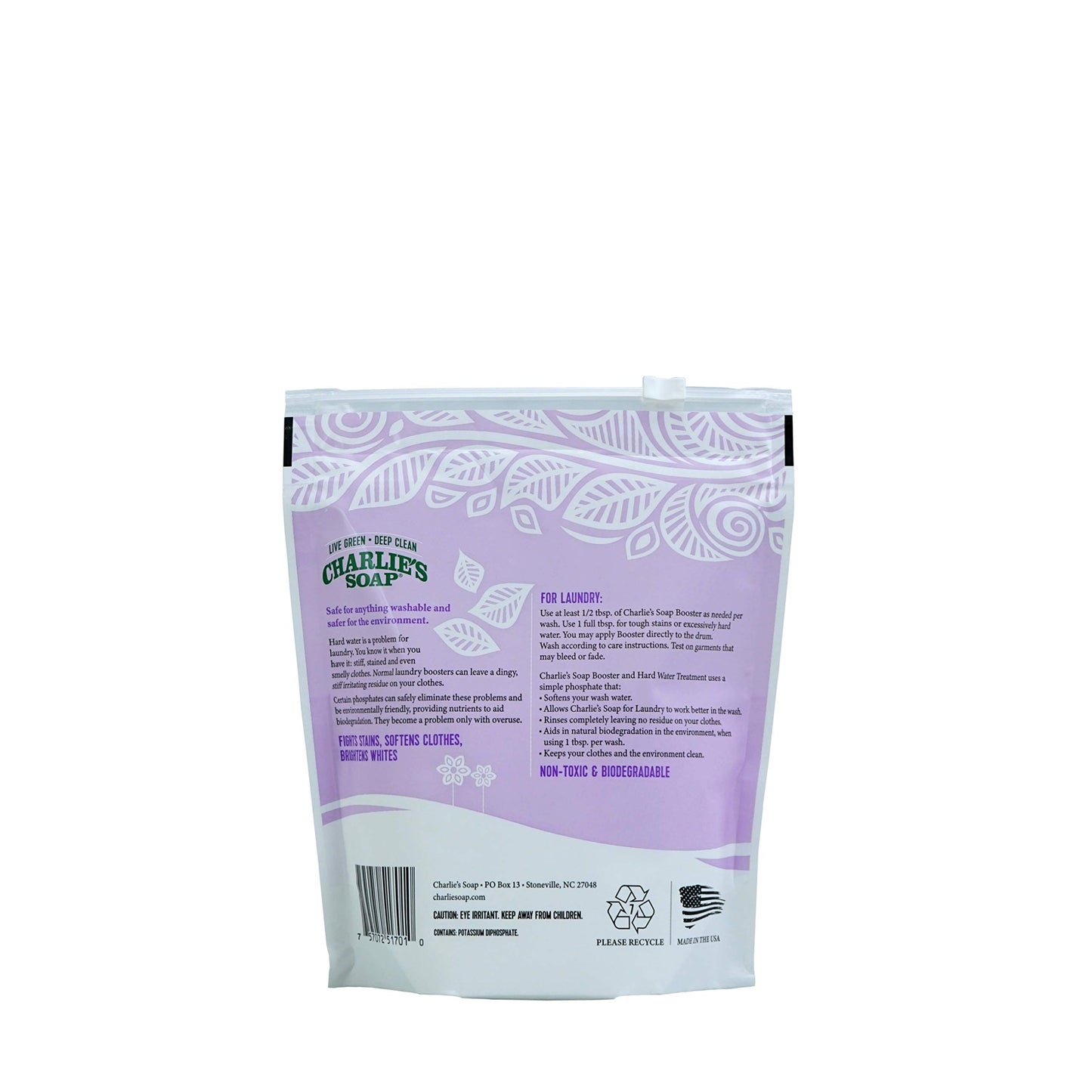Charlie's Soap Booster and Hard Water Treatment, 2.64 Pound