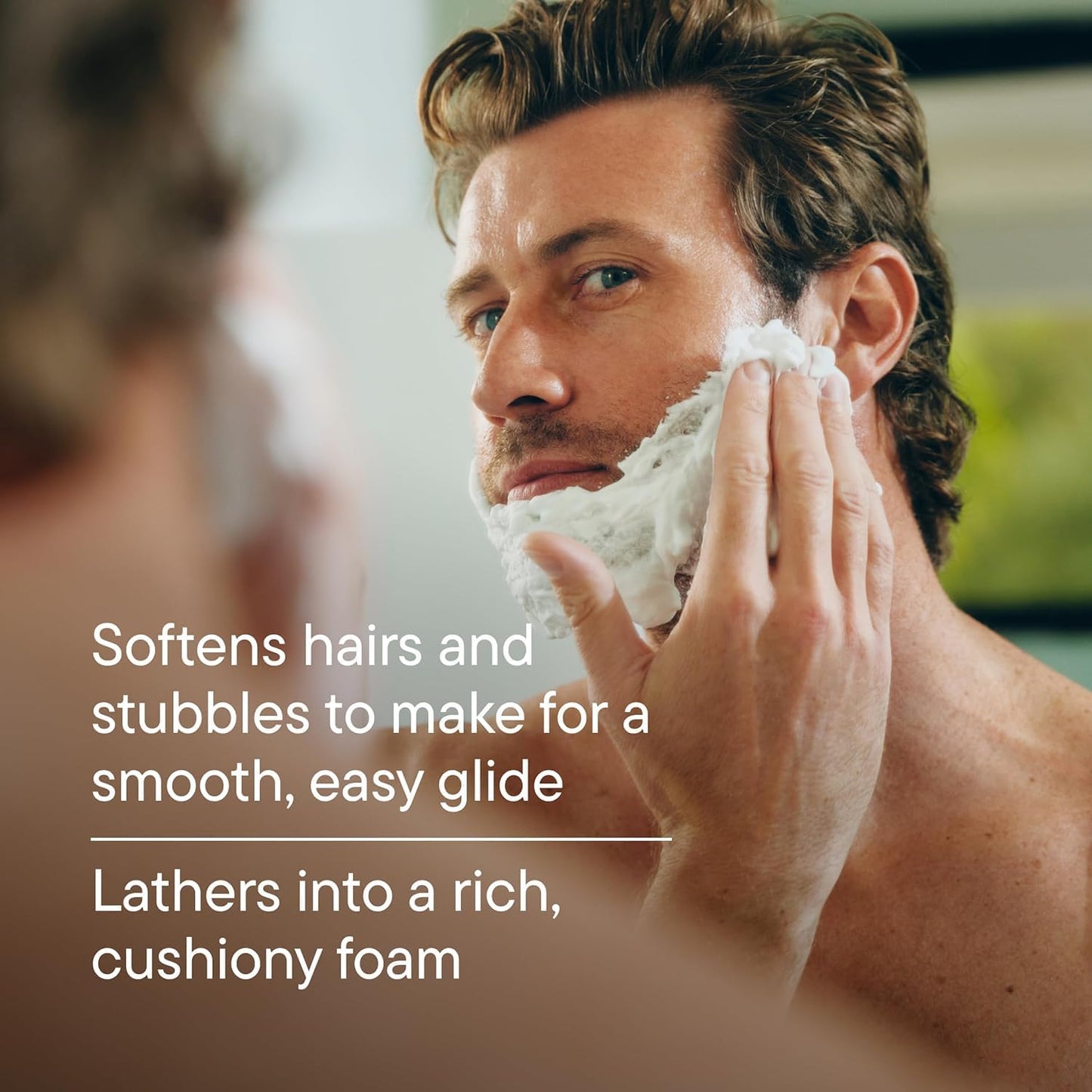 Harry's Plus Starter` Shaving Kit for Men - Premium Handle, 5 Razor Blade Cartridges, Foaming Shave Gel, and Travel Blade Cover - Advanced Pivoting System - Moss