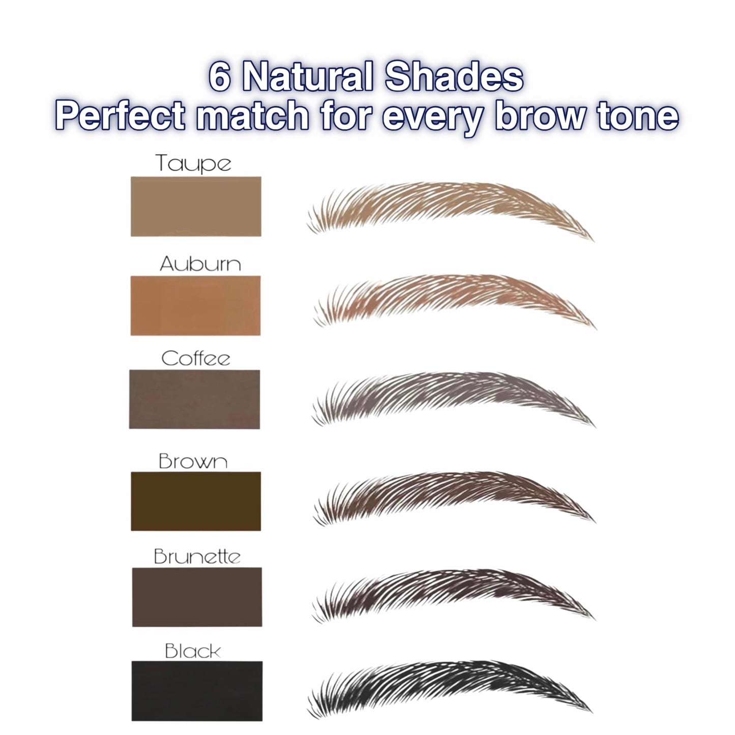 Microblading Eyebrow Pencil – Waterproof, Long-Lasting, Ultra-Fine Brow Pencil for Natural, Defined Hair-Like Strokes(Brunette)