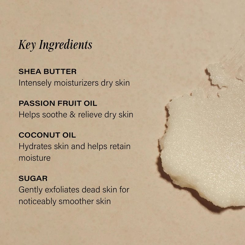 + Lux Unfiltered N°28 Exfoliating Body Polish in Santal - Exfoliating Body Scrub with Shea Butter, Passion Fruit Oil, & Vitamin E - Hydrating & Moisturizing Sugar Scrub - Vegan & Cruelty Free