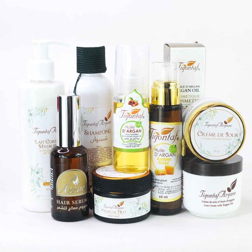 Crème de Jour - Tigontaf Argan Day Cream - Morning Face Skin Care – Lightweight Daily Moisturizer with Argan & Vitamin E – Fights Dryness and Revives Glow – For Face & Neck - 50g /1.7oz