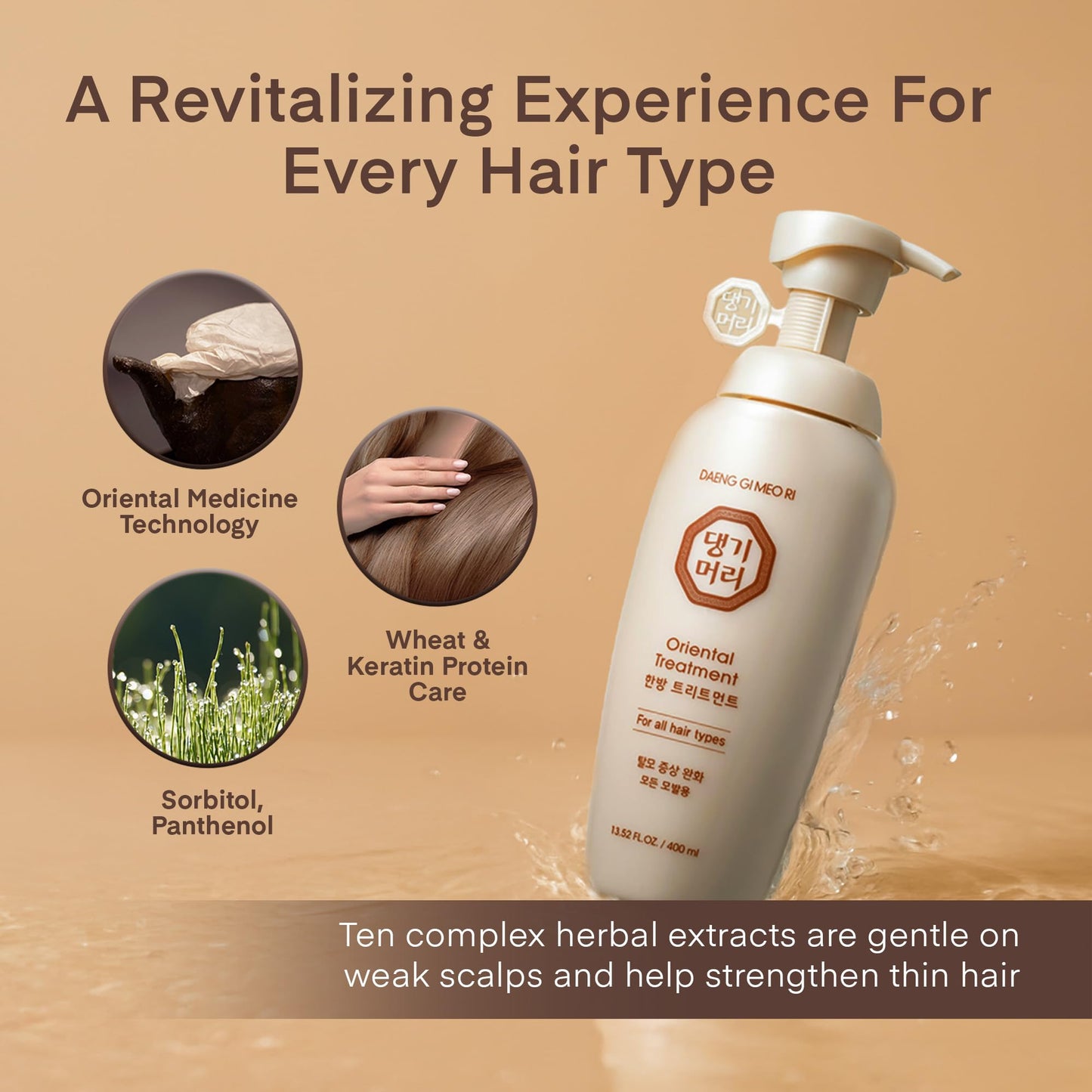 Daeng Gi Meo Ri Hair Loss Care Set - Shampoo for Oily Hair + Treatment for All Hair Types, 13.5 FL. OZ. Each