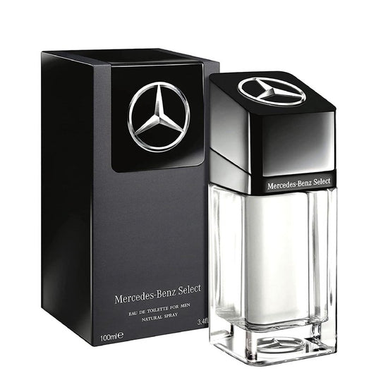 Mercedes Benz Select - Eau de Toilette for Men - Long Lasting Mens Fragrance with Bergamot, Mint, Musk Notes - Fruity Woody Cologne for Men - 3.4 oz