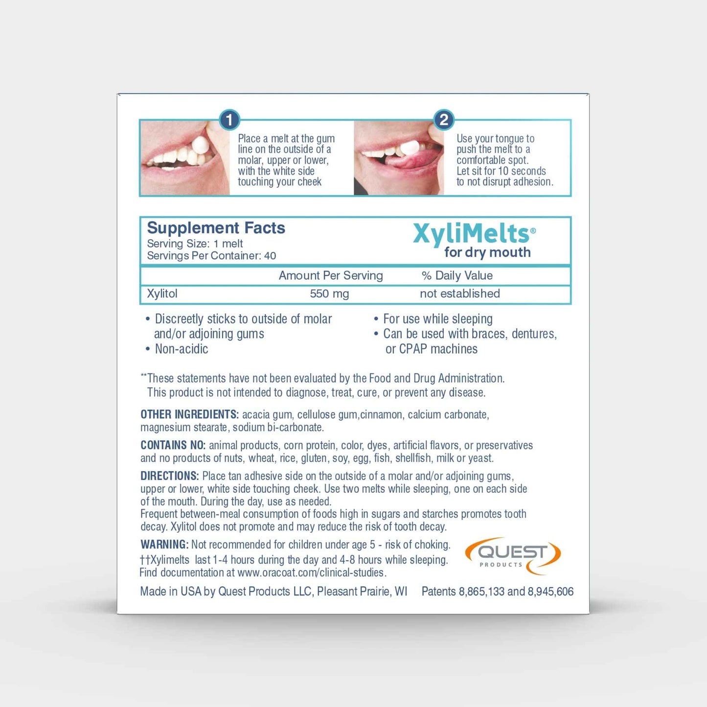 Oracoat Dry Mouth Relief Bundle Xyligel and Cinnamon 40 Count