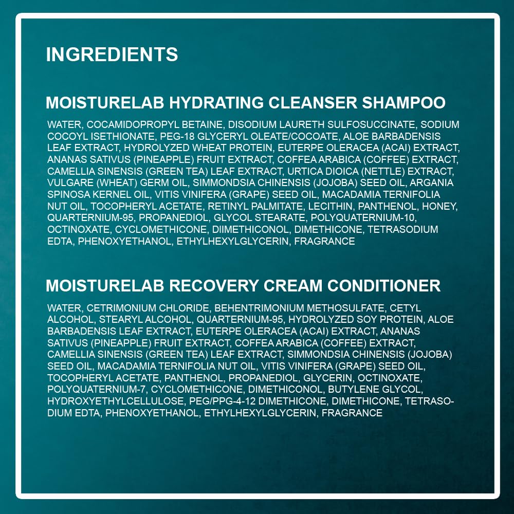 RemySoft Sulfate-Free Detangling Duo: Hydrating Shampoo + Recovery Conditioner for Human & Synthetic Extensions Wigs Weaves Lace Fronts - Moisturelab Gentle Color-Safe Salon-Grade