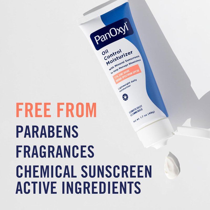 PanOxyl Moisturizer for Oily Skin | Sheer Oil Control Formula with SPF 30 - 1.7 oz