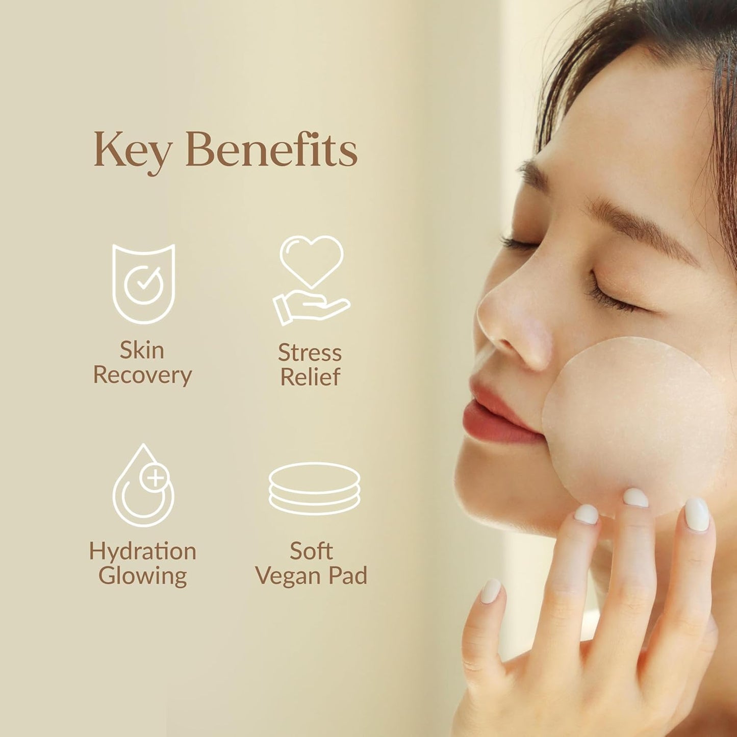 LU'PIUM Extreme Vital Ampoule Pad - Hydrating & Barrier Repair | 5 Phytomucin & Niacinamide for Dry Sensitive Skin (80 Counts)