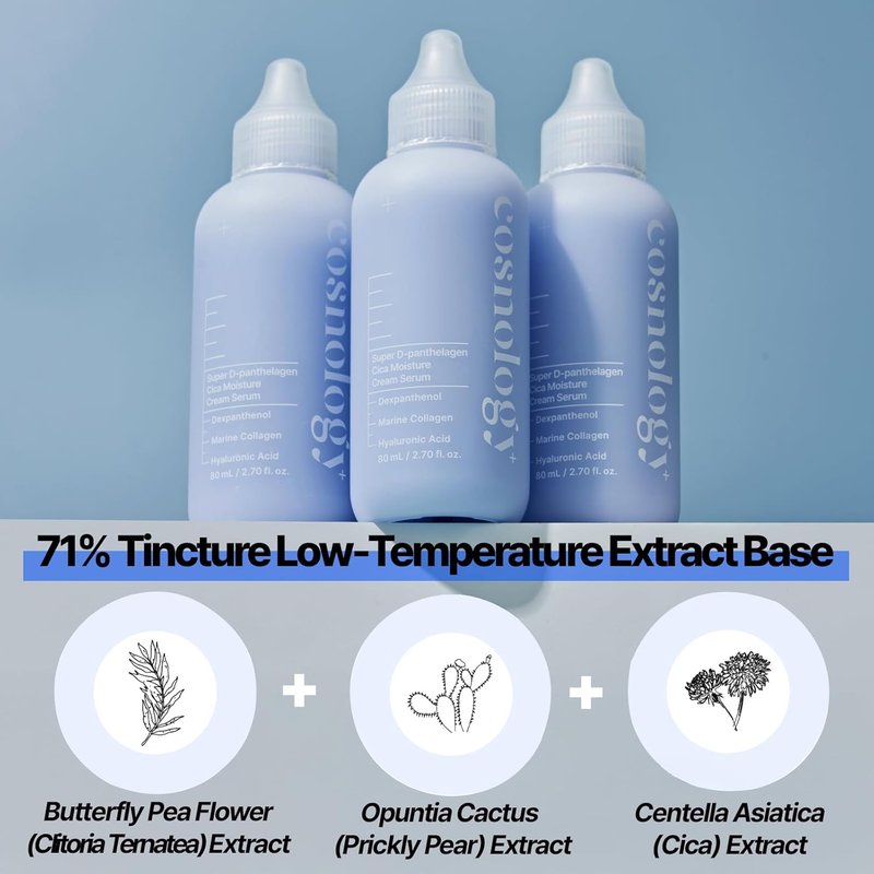 Extreme Barrier Repair Set - D-Panthenol Cream Serum & Hydrating Jelly Essence | Skin Recovery & Cooling Hydration (80ml + 150ml)
