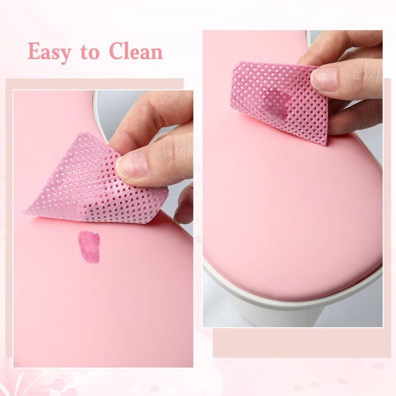 Arm Rest for Nails Tech: U-shaped Manicure Nail Arm Rest Stand Big White Armrest Microfiber PU Leather Hand Rest Pillow for Acrylic Nail Cushion