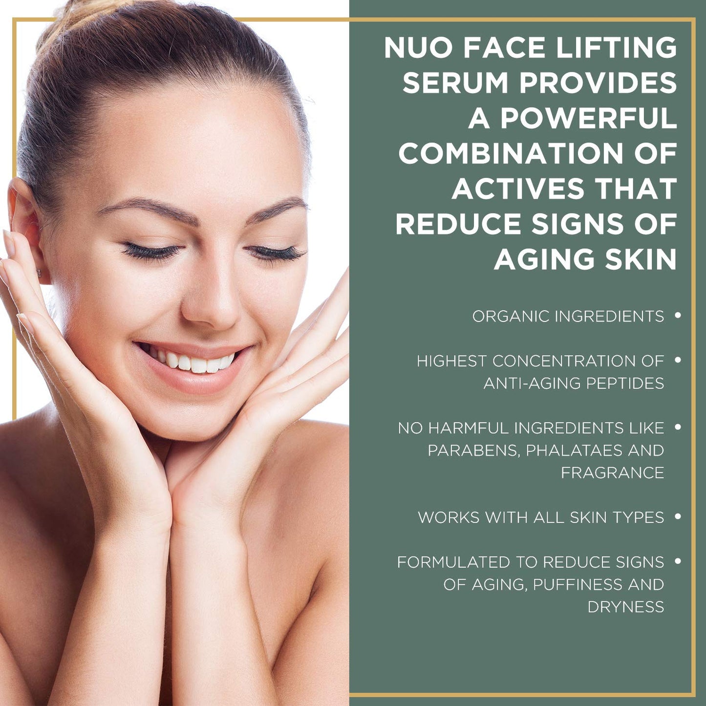 Face Lifting Serum with Matrixyl 3000, Firming Serum for Fine Lines