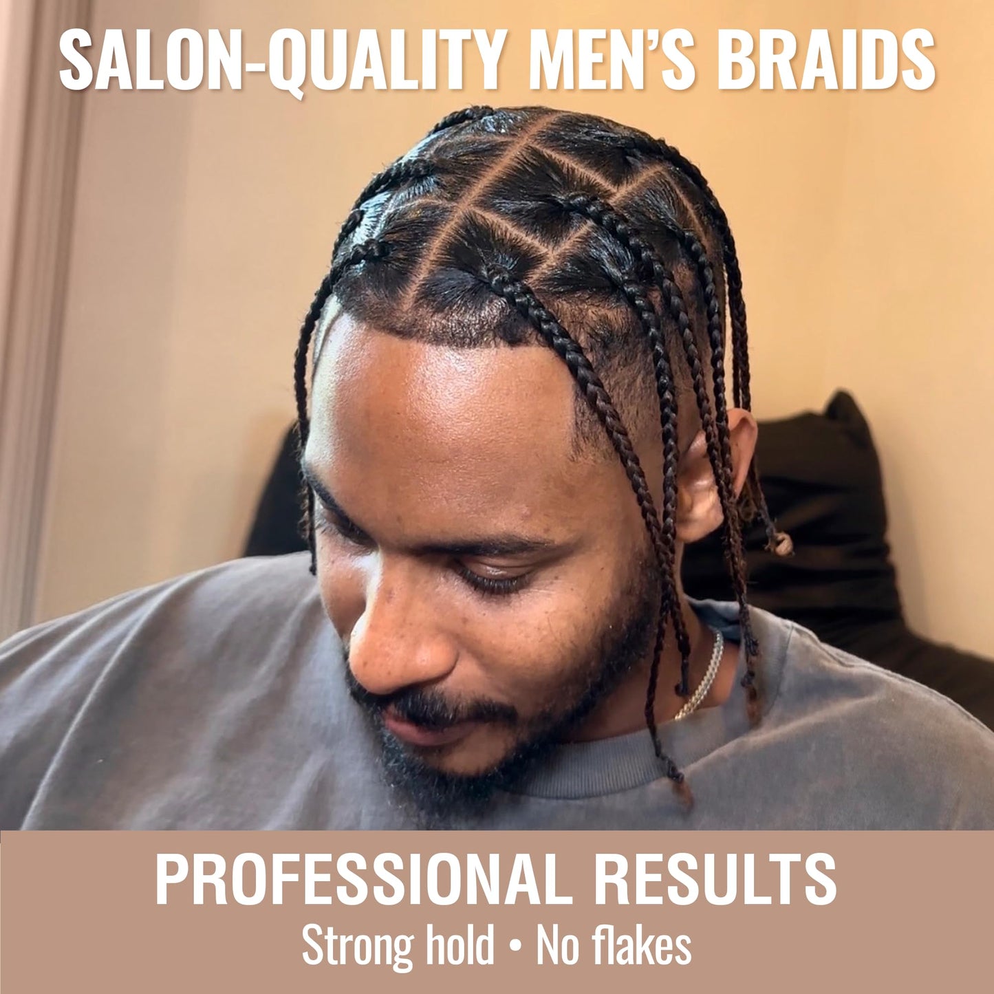 House Of Braid Hair Styling Gel - Extra Hold for Curly, Wavy, Slick Back, Edge Control, Braid Gel - Non Toxic, Frizz and Flake Free Hair Jam with All Natural Ingredients (3.4 Oz)