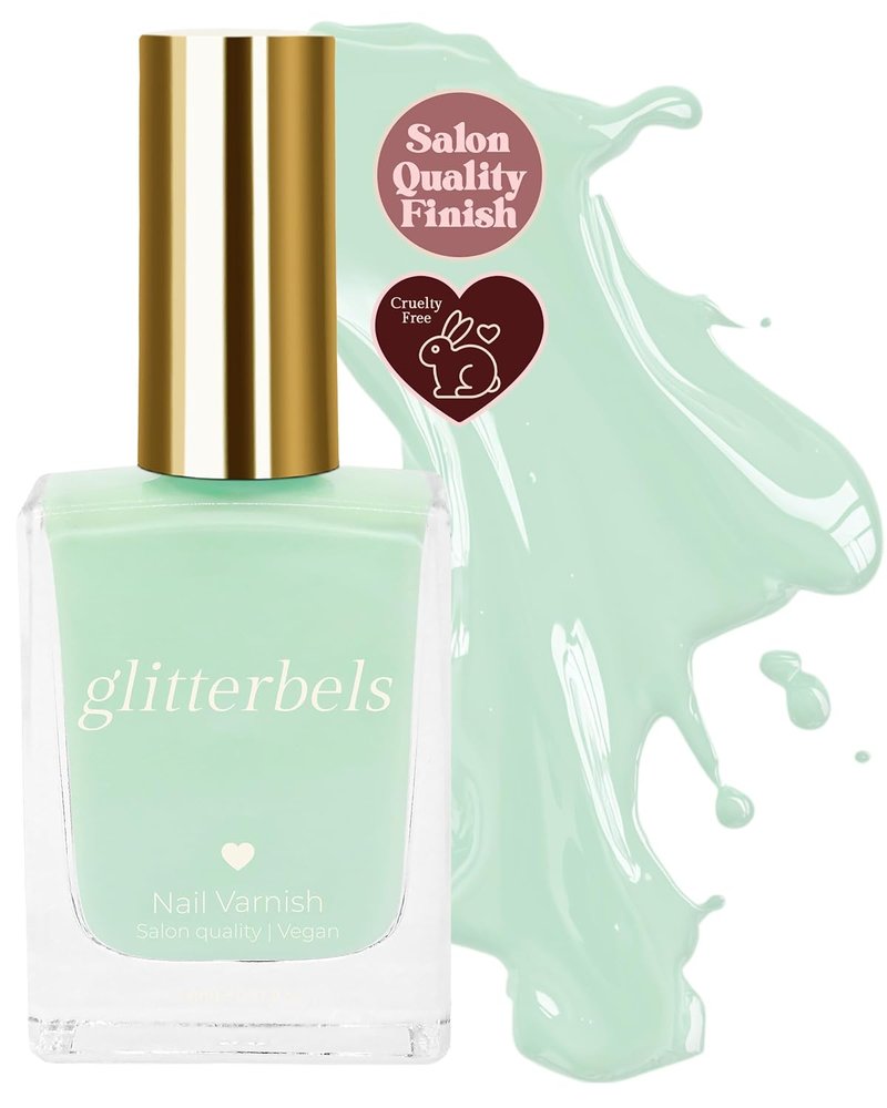 Take A Dip Green Nail Polish - Quick Dry Vegan Gel-Like Finish | 21-Free Formula for Long-Lasting Salon Quality