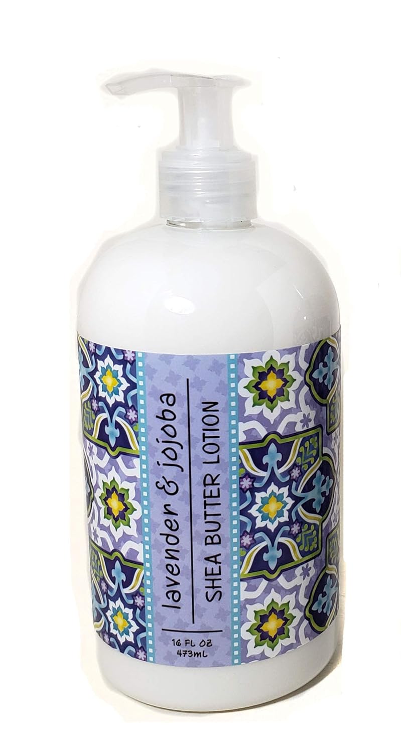 Garden Collection Bundle - Lavender & Jojoba Shea Butter Lotion & Hand Soap | 16 Ounce Each