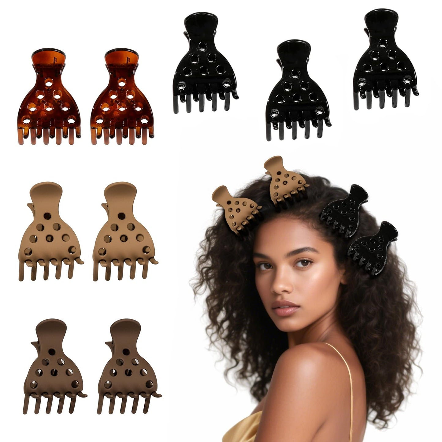 9 Hair Volume Clip for Styling,Root Claw Clips for Women Curly Thick Hair, Root Liffter for Curl Hair