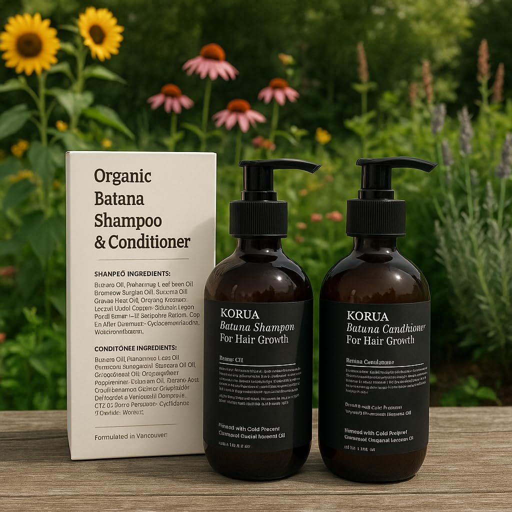 Batana Oil Shampoo and Conditioner for Hair Growth and Healthy Hair