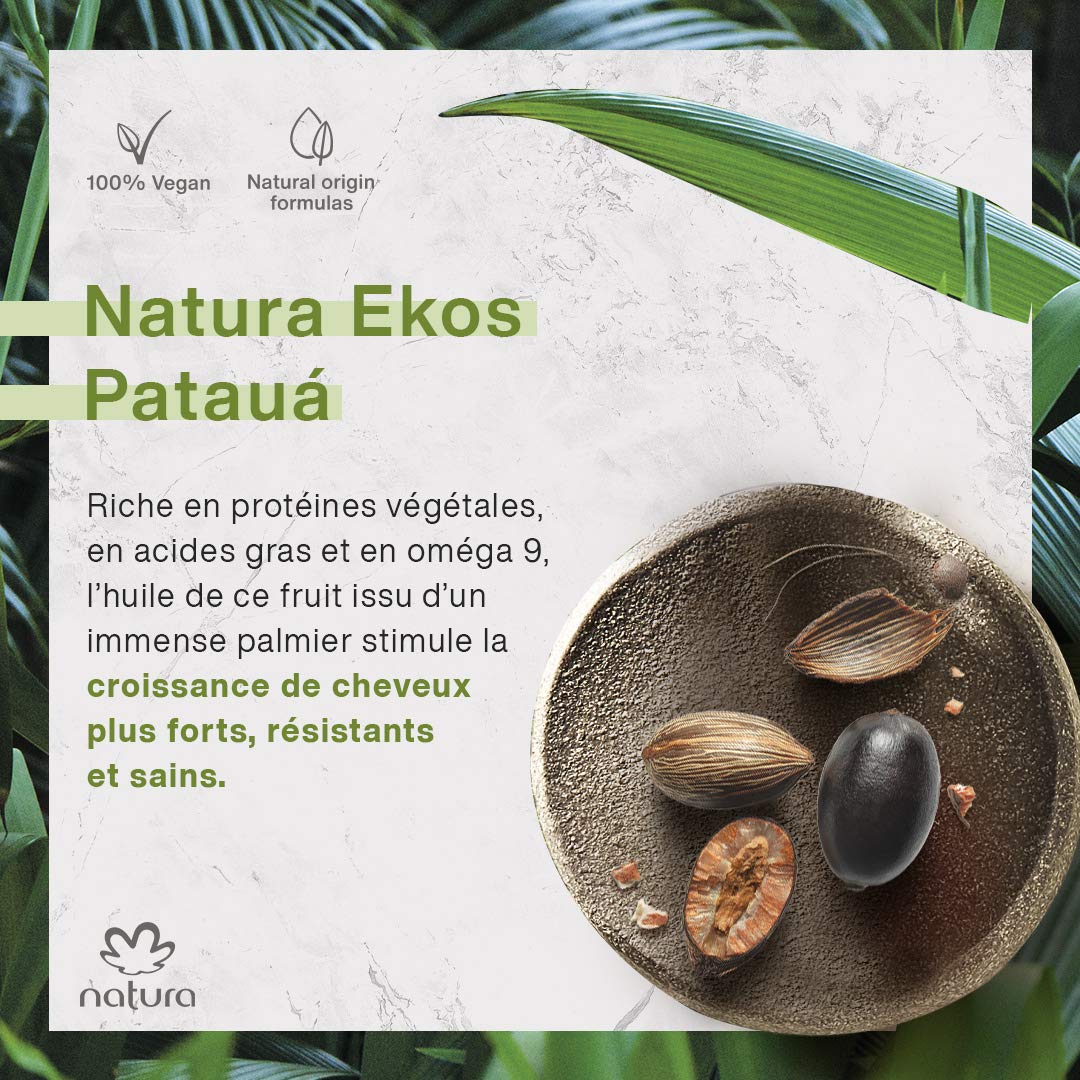 natura - Ekos Patauá Strengthening Conditioner - Repair & Renew Hair - Fortify Roots & Strands - Protein Rich - Vegan Hair Care - Brazilian Beauty Secrets - Personal & Self Care - 10.1 fl oz (300ml)