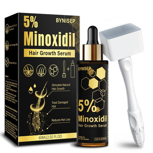 5% Minoxidil Beard Growth Serum for Men and Women, for Hair and Beard Regrowth Treatment - 60ml