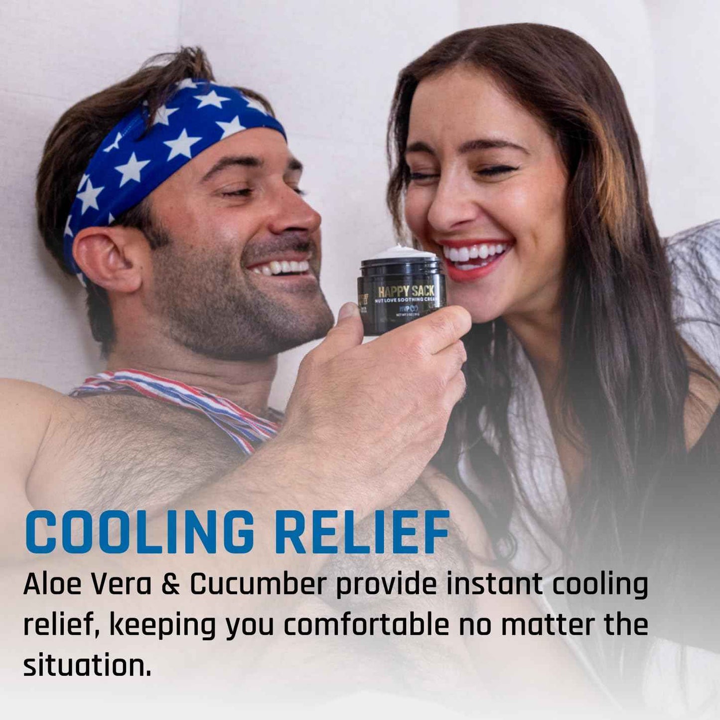 Derm Dude Happy Sack Ball Deodorant & Anti-Chafing Cream for Men | Nut Cooling Lotion for Groin & Private Parts | Odor Control, Aluminum-Free, DeoPlex Formula – MVP Scent, 2oz (1 Pack)