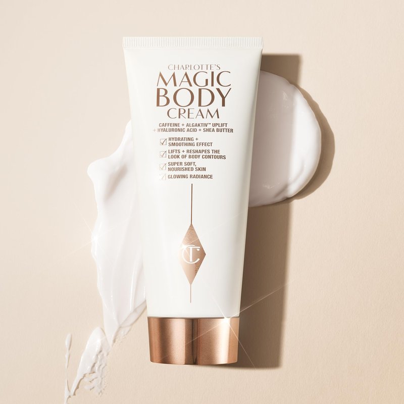 Charlotte Tilbury Magic Body Cream - Skin Tightening Cream for Body Enriched with Vitamin C, Caffeine, Hyaluronic Acid & Shea Butter - Nourishes, Smooths & Hydrates Skin (50ml)