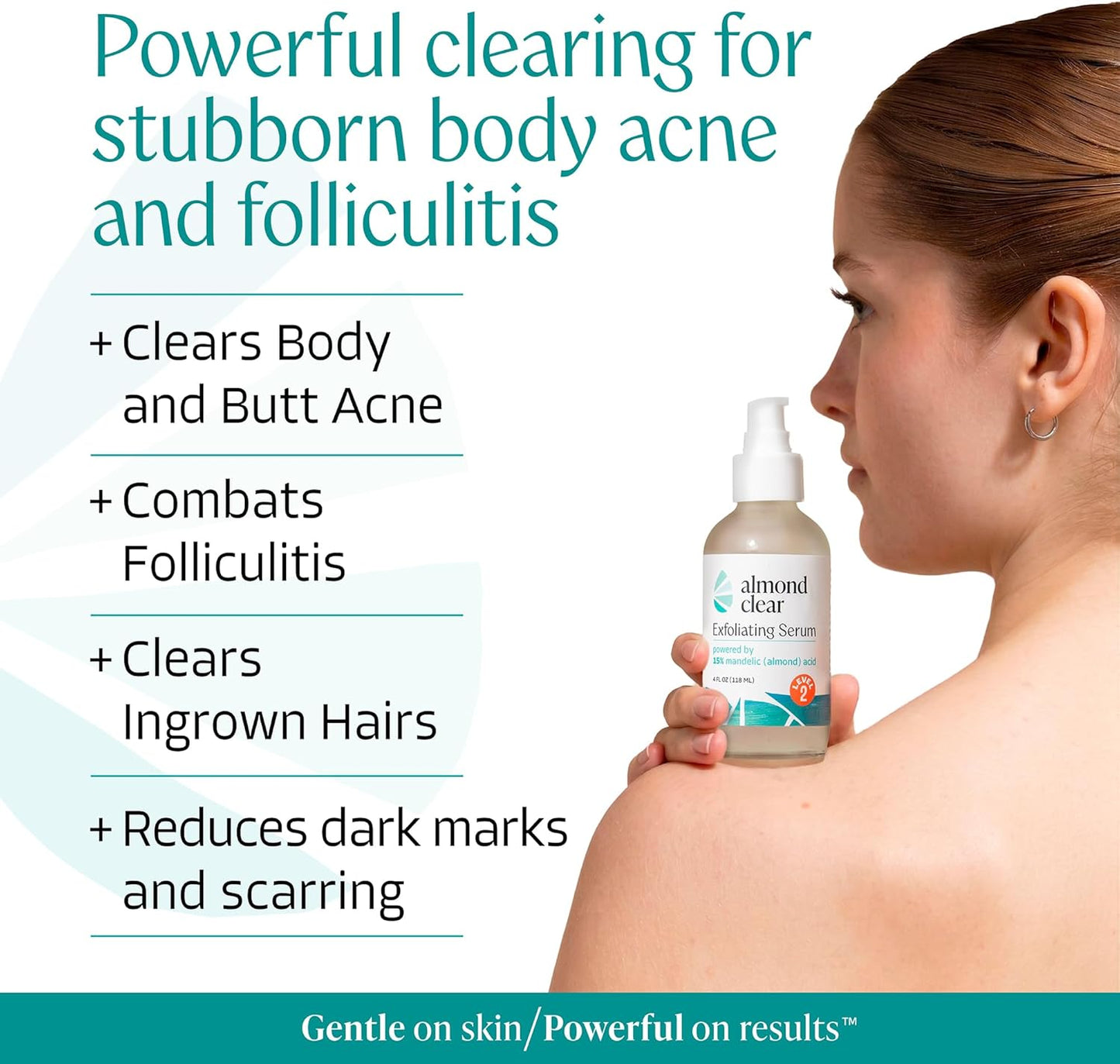 Body Clearing Serum - Level 2 Acne Treatment with Mandelic Acid for Back, Chest, Thighs | 1 Fl Oz