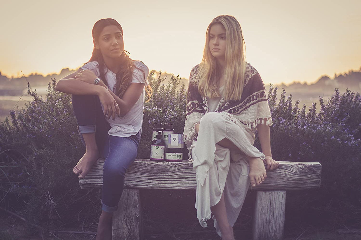 Natural Lavender Extract Hair Mask Bundle - Nourishing Conditioner & Shampoo for Dry, Damaged Hair