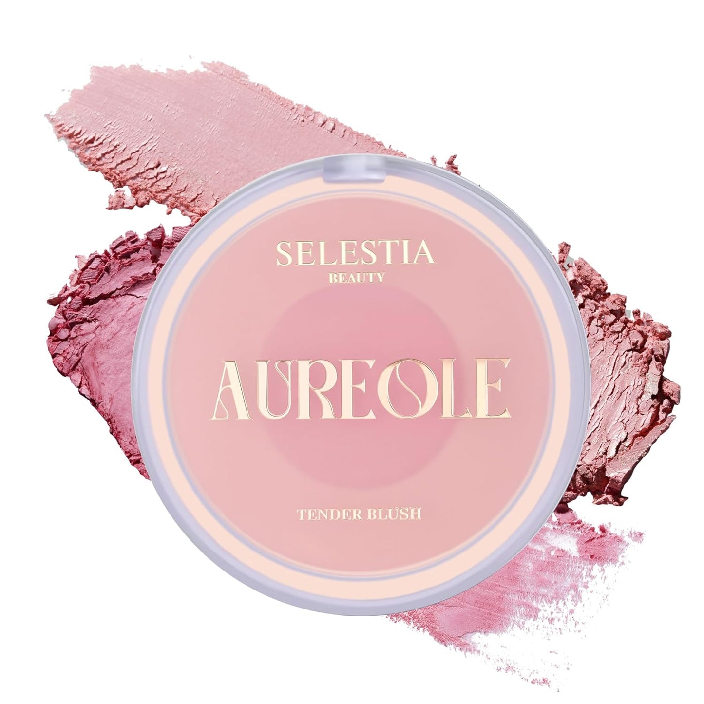 SELESTIA BEAUTY Powder Blush - High Pigmented Matte Pink Blush | Easy-to-Blend, 0.53 oz