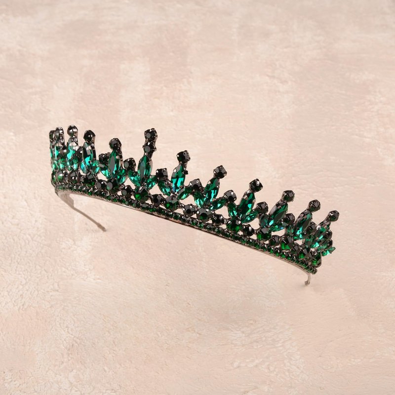LIMELIA Women's Tiara - Pink Glitter Hair Accessory for Bridal, Birthday, Prom, Pageant, Halloween, and Party Events | Pedro Design
