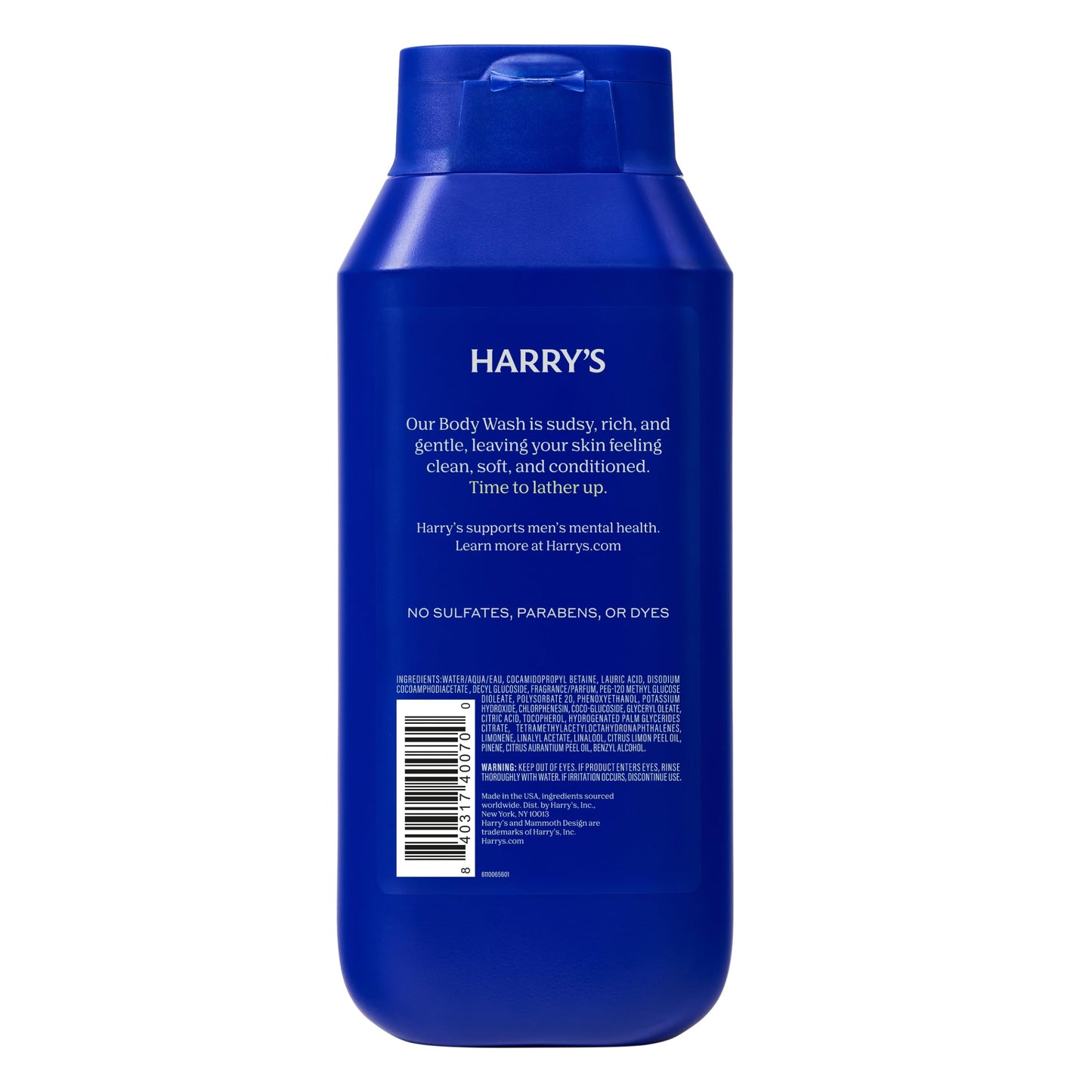 Harry's Men's Body Wash - Spring - (3 Pack) 18 fl oz - Shower Gel for Men - No Parabens, Sulfates, or Dyes