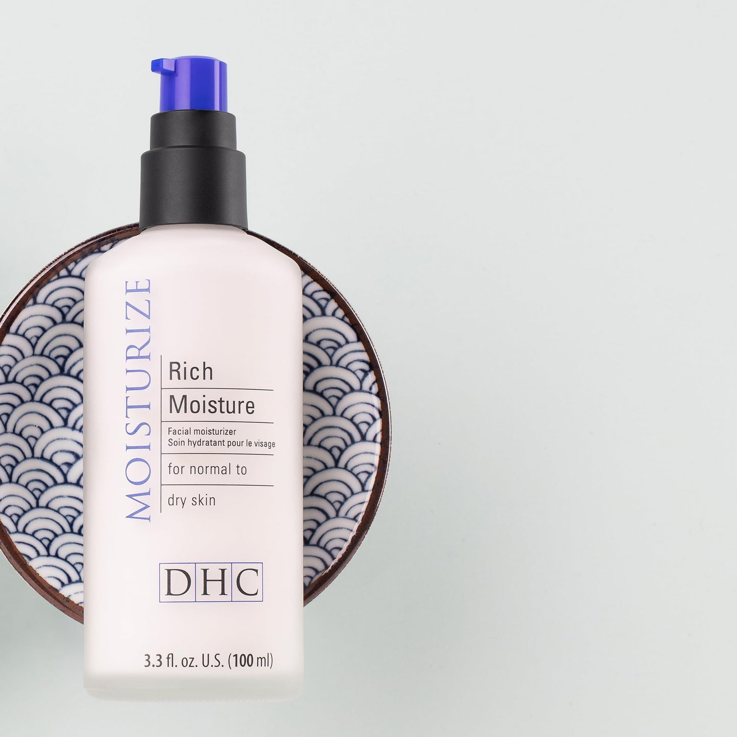 DHC Rich Moisture, Lightweight Facial Moisturizer, Dry Skin, Hydrating, Fragrance and Colorant Free, Ideal for Dry Dehydrated or Sensitive skin, 3.3 fl. oz.