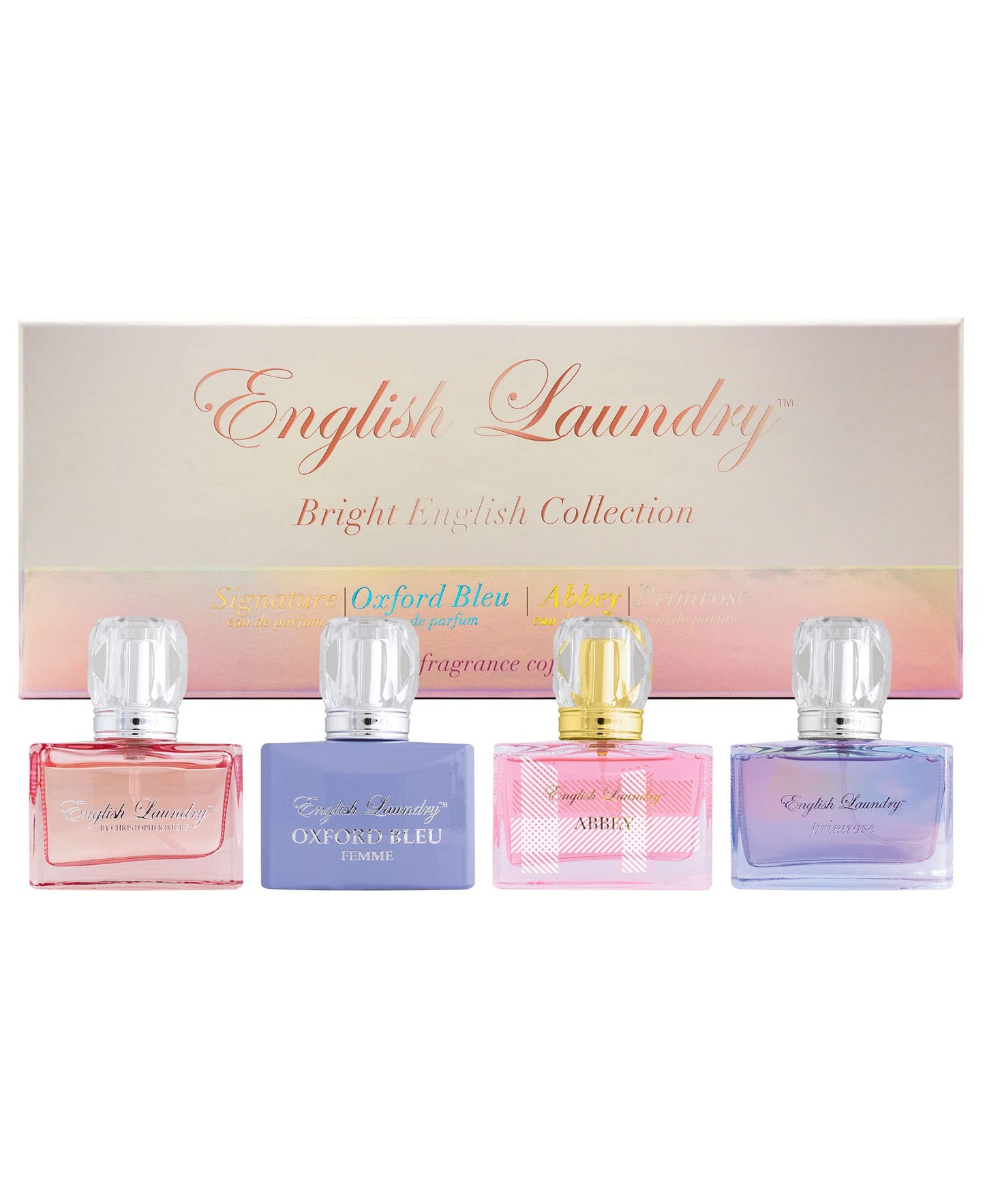 Bright English Collection by English Laundry Eau De Parfum, 0.68 Fl Oz (Pack of 4)