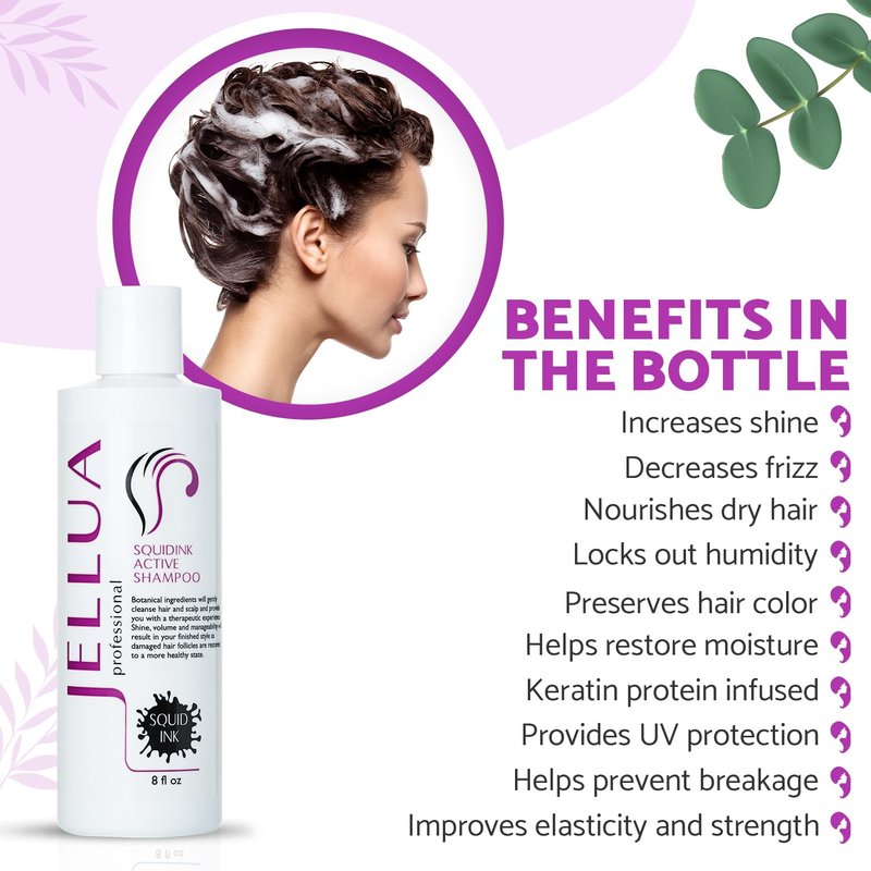 Jellua Squid Ink Active Shampoo 8 oz